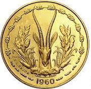 5 Francs CFA Essai reverse image
