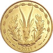 5 Francs CFA reverse image