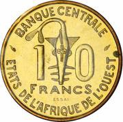 10 Francs CFA FAO; Essai obverse image