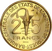 25 Francs CFA Essai obverse image