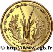 25 Francs CFA Essai, Western African States, 1970 reverse image