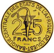 25 Francs CFA FAO; Essai obverse image