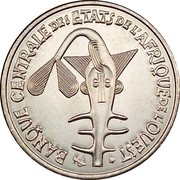 50 Francs CFA magnetic obverse image