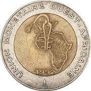 250 Francs CFA reverse image