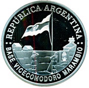 5 Pesos International Polar Year obverse image