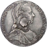 1 Riyal Countermark obverse image