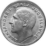 20 Dinara - Aleksandar I obverse image