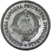 5 Dinara FNR legend obverse image