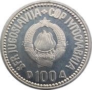 100 Dinara Birth of Vuk Karadžić obverse image