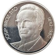 1000 Dinara Tito's Death reverse image