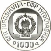 1000 Dinara Bloudek obverse image