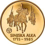 40 000 Dinara Sinjska Alka, Yugoslavia, 1985 reverse image