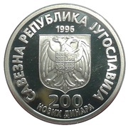 200 Novih Dinara Nikola Tesla obverse image
