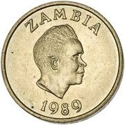 1 Kwacha, Zambia, 1989 obverse image