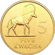 5 Kwacha reverse image
