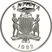 100 Kwacha 1992 Olympics obverse image