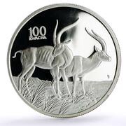 100 Kwacha Gazelle reverse image