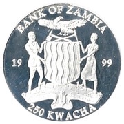 250 Kwacha Giraffe obverse image