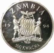500 Kwacha Children's Rights obverse image