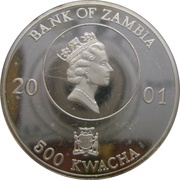 500 Kwacha - Elizabeth II Soccer World Champion 1954 obverse image