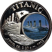 1000 Kwacha Titanic 1st obverse, Zambia, 1998 reverse image