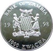 1000 Kwacha World Health Organization obverse image