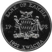 1000 Kwacha Princess Diana obverse image