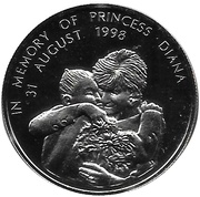 1000 Kwacha Princess Diana reverse image
