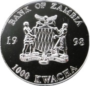 1000 Kwacha Princess Diana obverse image