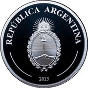 5 Pesos FIFA World Cup Brazil 2014 obverse image