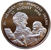 1000 Kwacha Princess Diana reverse image