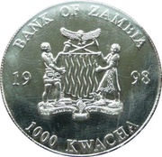 1000 Kwacha Princess Diana - Pattern obverse image