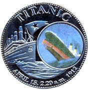1000 Kwacha Titanic 1st obverse reverse image