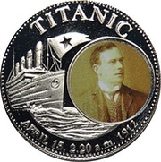 1000 Kwacha Titanic 1st obverse, Zambia, 1998 reverse image