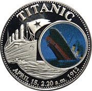 1000 Kwacha Titanic 2nd obverse reverse image