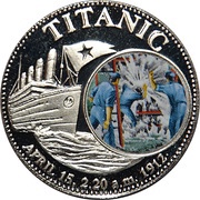 1000 Kwacha Titanic, Zambia, 1998 reverse image