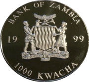 1000 Kwacha 50€ Note - obverse obverse image
