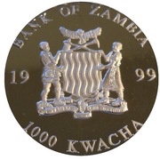1000 Kwacha 50€ Note - reverse obverse image