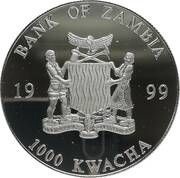 1000 Kwacha 100€ Note - reverse obverse image