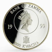 1000 Kwacha Olympics 2000 obverse image