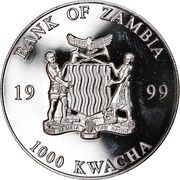 1000 Kwacha The Goddess Europe obverse image