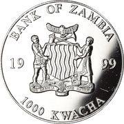 1000 Kwacha Founders of Europe obverse image