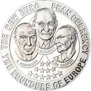 1000 Kwacha Founders of Europe, Zambia, 1999 reverse image