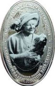 1000 Kwacha - Elizabeth II Queen Mother, Zambia, 2000 reverse image