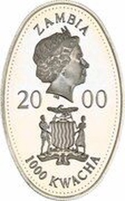 1000 Kwacha Leif Eriksson obverse image