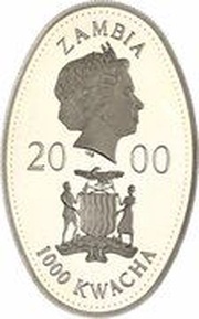 1000 Kwacha Sir Francis Drake obverse image