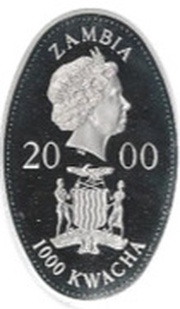 1000 Kwacha Captain Cook obverse image