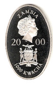 1000 Kwacha Roald Amundsen obverse image