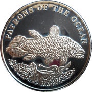 1000 Kwacha - Elizabeth II Coelecanth, Zambia, 2001 reverse image