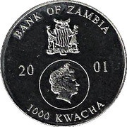 1000 Kwacha Sea Horse obverse image